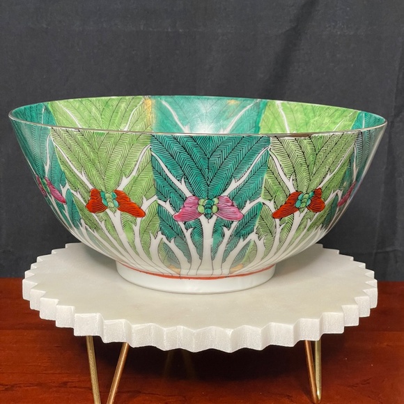 Other - Vintage Bok Choy Famille Verte Bowl